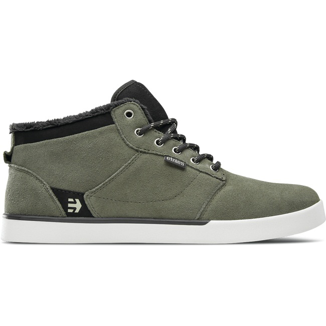 Etnies Jefferson Mid Miesten Kengät Mustat/Oliivinvihreä | 38019EXPQ